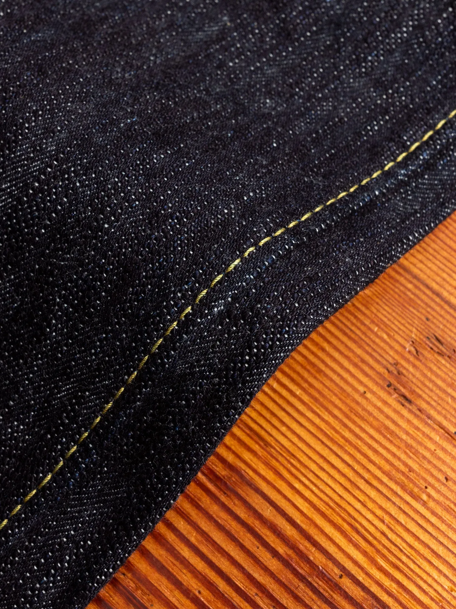 EX-019 "Extra Slub" 17.5oz Rinsed Selvedge Denim - Relaxed Tapered Fit