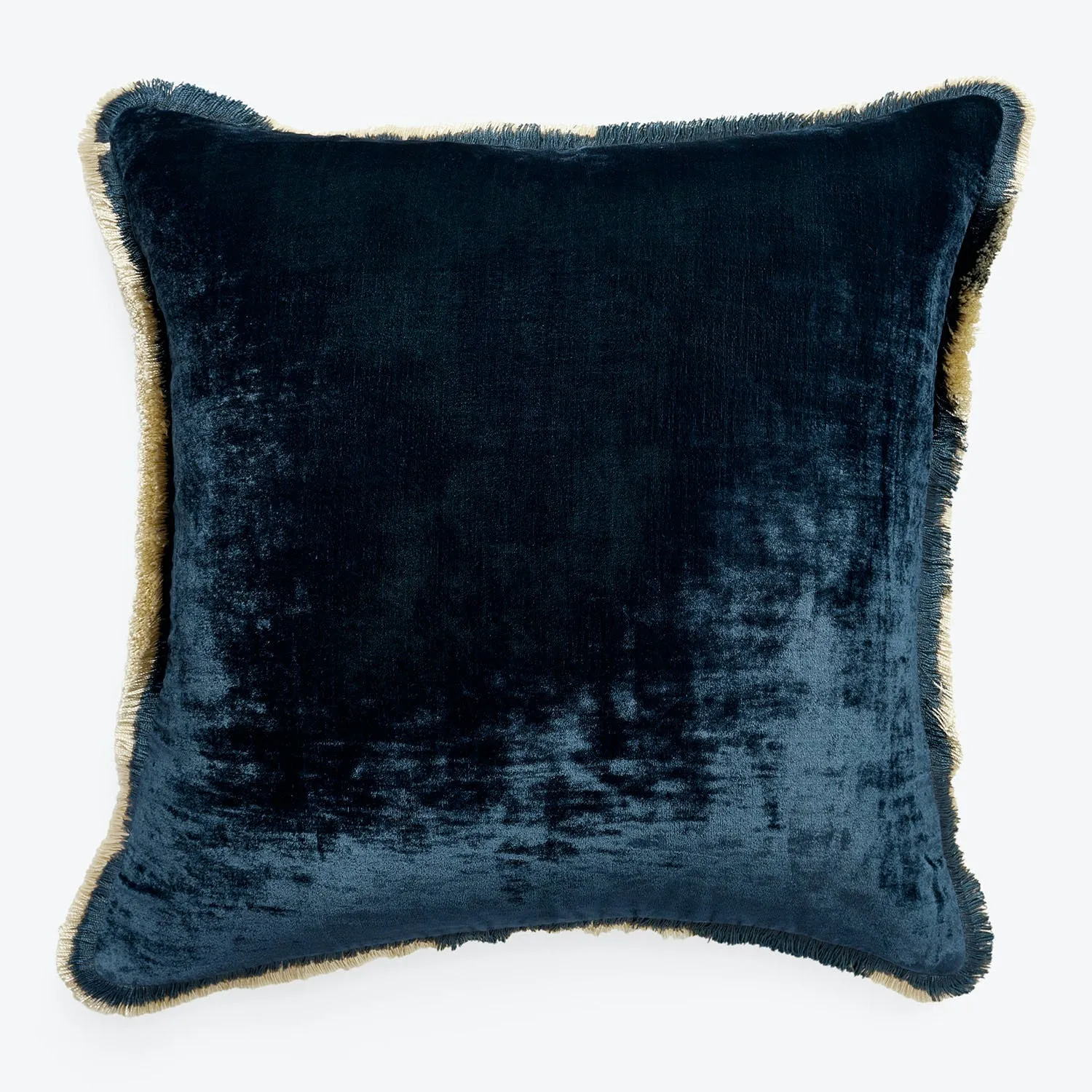 Silk Velvet Fringe Pillow