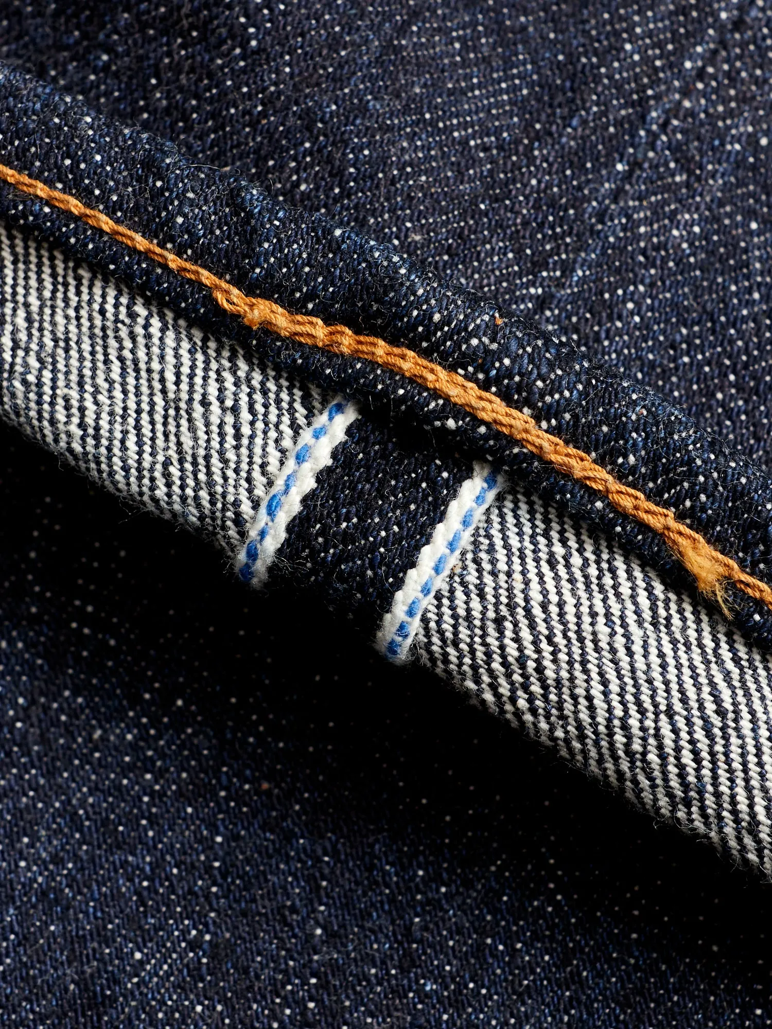 XX-003 14oz Rinsed Selvedge Denim - Regular Straight Fit